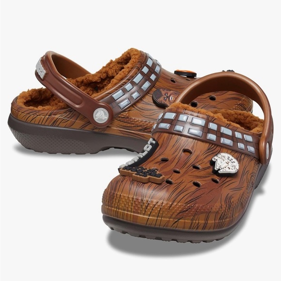 CROCS | Unisex Kid’s Star Wars Chewbacca Classic Lined Clogs - Picture 8 of 8